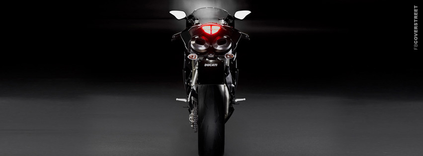 Ducati 1198s Superbike Backend  Facebook Cover