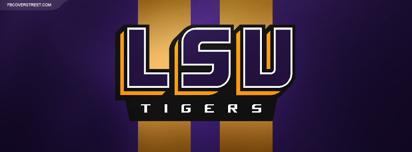 Louisiana State University Tigers Logo Facebook cover