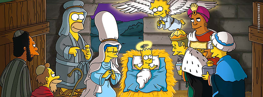The Simpsons The Birth of Bart Simpson Facebook cover