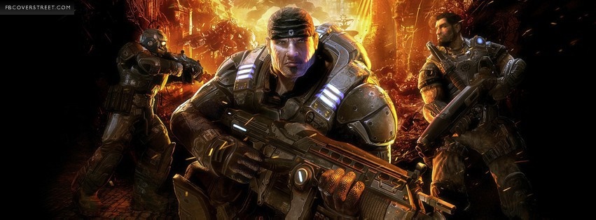 Gears of War 2 Facebook cover