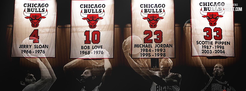 Chicago Bulls Historic Players Facebook Cover