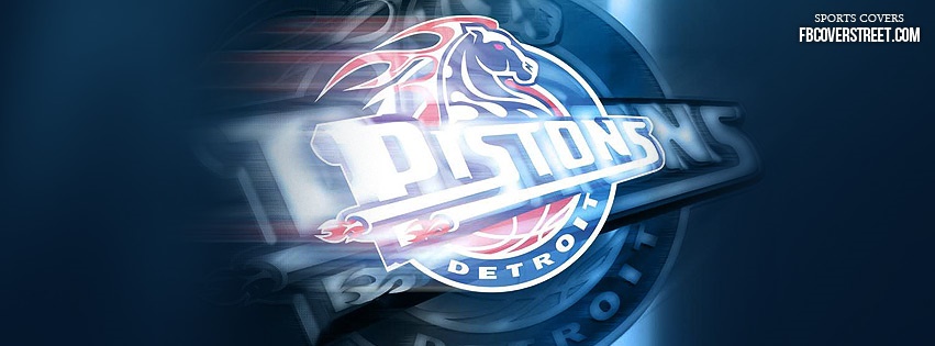 Detroit Pistons Logo 2 Facebook Cover