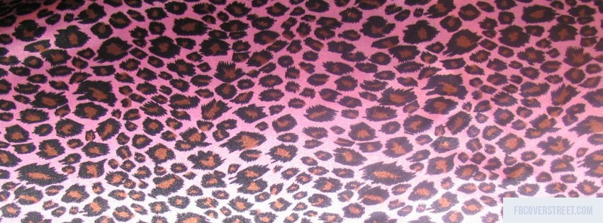 Pink Cheetah Print Facebook cover