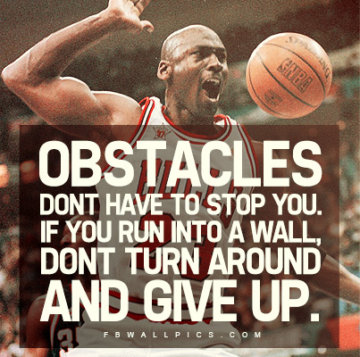 Michael Jordan Obstacles Quote Facebook picture