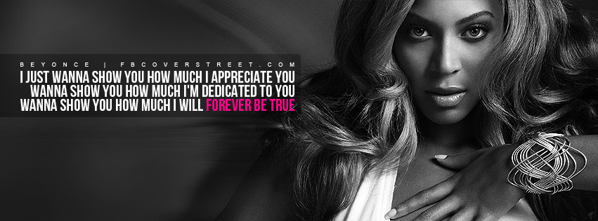 Beyonce Dance For You Quote Facebook cover
