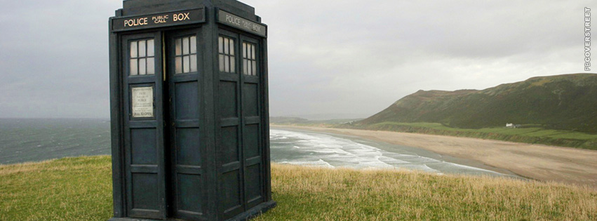 Doctor Who Police Box  Facebook Cover
