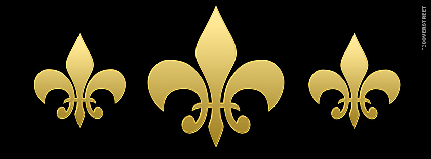 New Orleans Saints Fleur De Lis Cover Logo  Facebook Cover