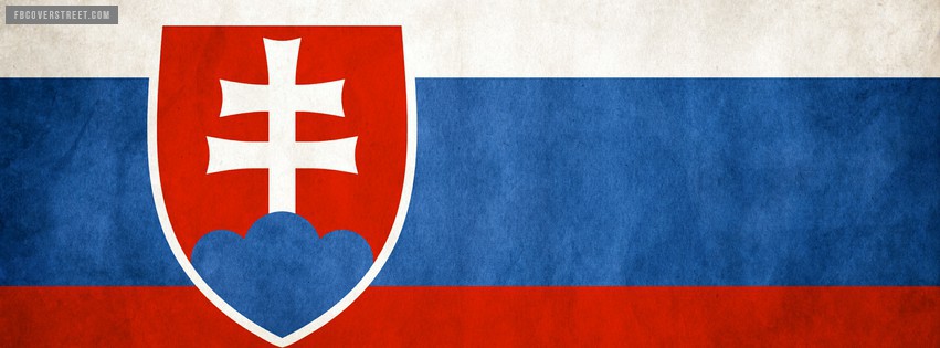 Slovakia Flag Facebook cover