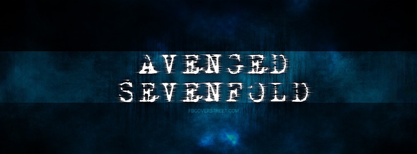 Avenged Sevenfold Grungy Logo Facebook cover