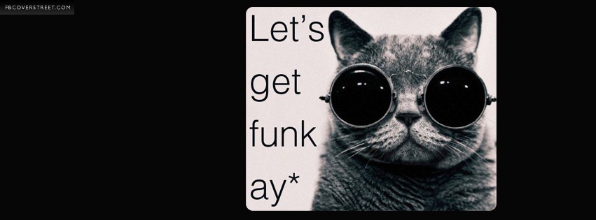 Lets Get Funkay Cat  Facebook Cover