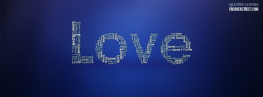 Love Words Facebook Cover