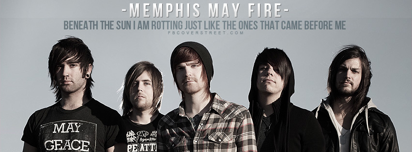 Memphis May Fire The Sinner Quote Facebook cover