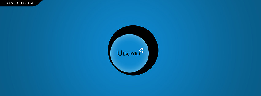 Ubuntu Circled Logo  Facebook Cover