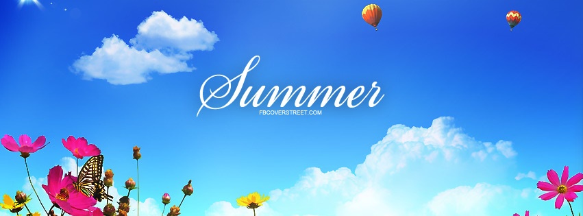Summer Beautiful Weather Scene Facebook Cover