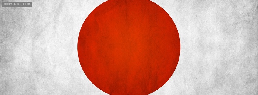 Japan Flag 2 Facebook cover