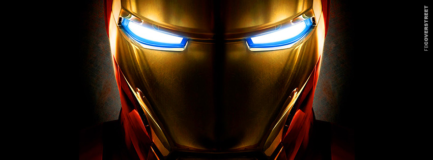 Iron Man Face Movie Facebook Cover