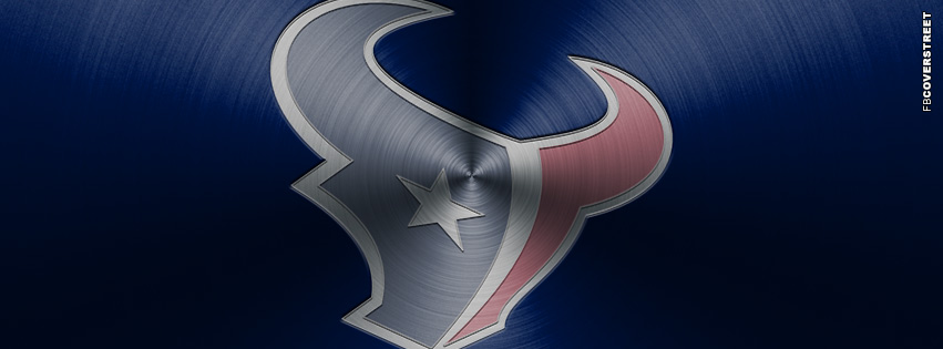 Houston Texans Aluminum Logo Facebook cover