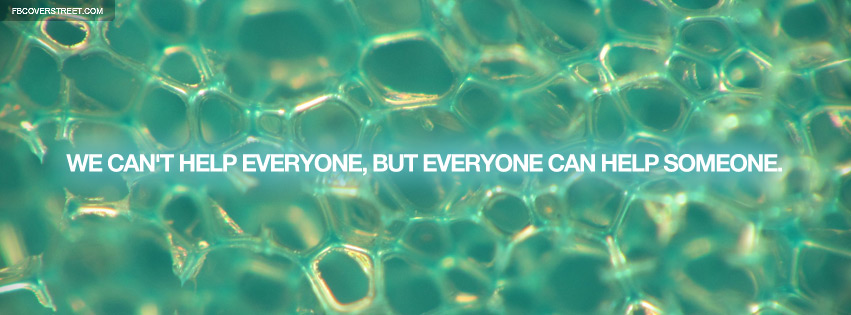 Cant Help Everyone Quote Facebook cover