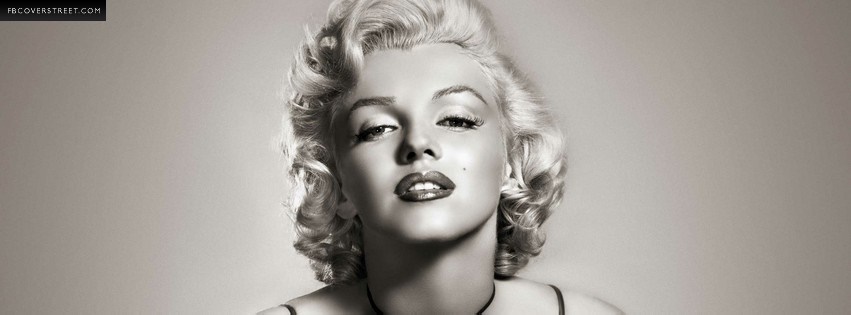 Marilyn Monroe Photograph Facebook cover