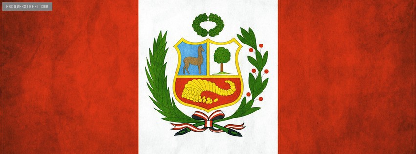 Peru Flag Facebook cover