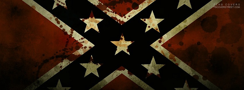 Confederate Flag 3 Facebook cover