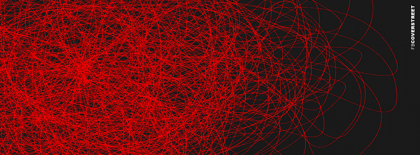 Red Scrambled Mess  Facebook cover