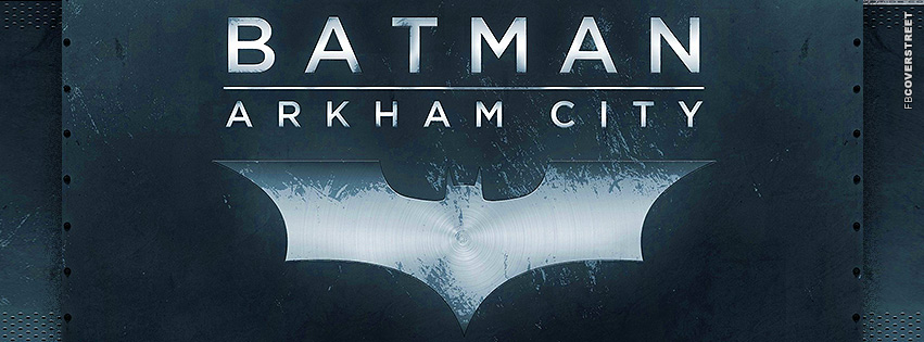 Batman Arkham City Logo Facebook Cover