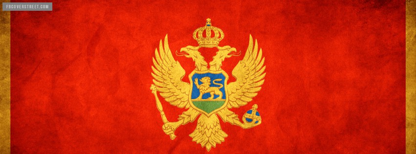 Montenegro Flag Facebook cover