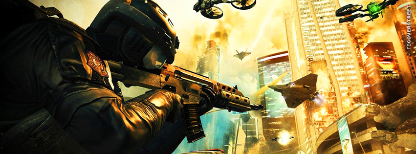 Call of Duty Black Ops II Warzone  Facebook Cover