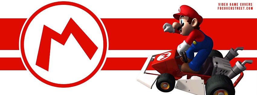 Mario Kart Logo Facebook Cover