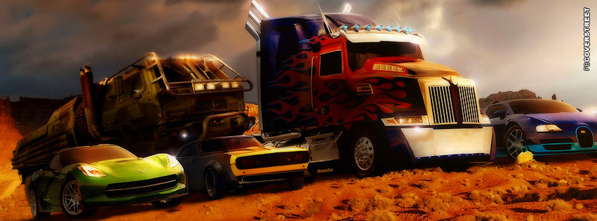 Transformers 4 Age of Extinction Concept Art  Facebook Cover