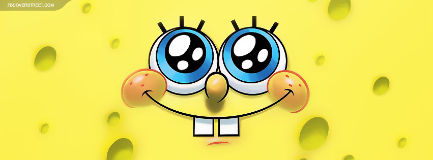 Spongebob Puppy Eyes Face Facebook cover