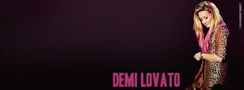 Demi Lovato Cover Simple  Facebook Cover