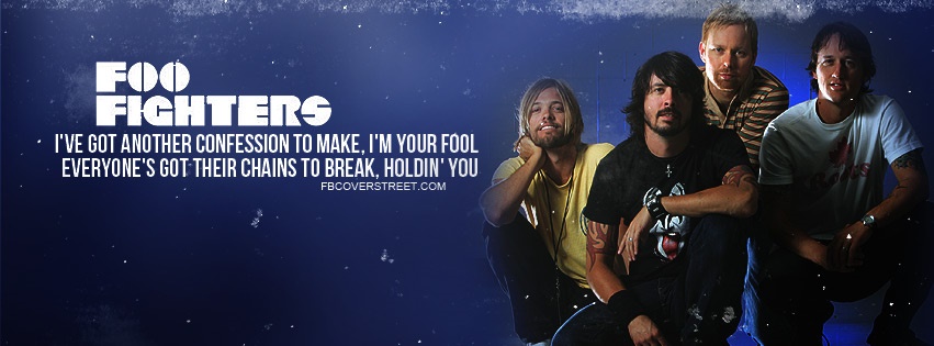 Foo Fighters Best of You Quote Facebook cover
