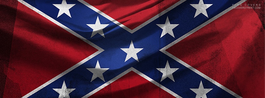 Confederate Flag 2 Facebook cover