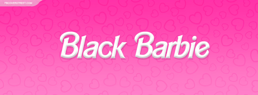 Black Barbie Pink Facebook Cover