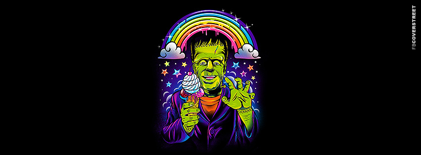 Rainbow Frankenstein  Facebook cover
