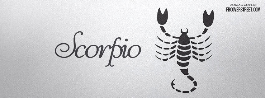 Scorpio Symbol 1 Facebook cover