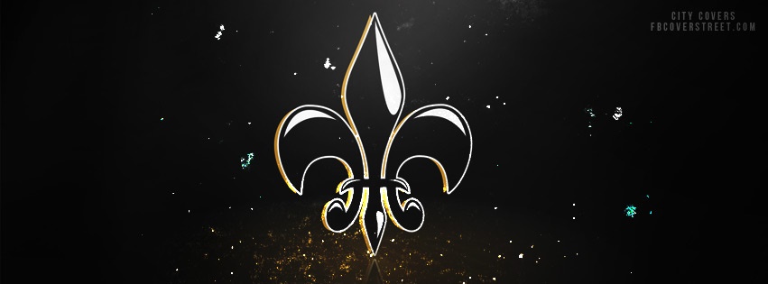 Fleur-de-lis Saints Logo Facebook Cover