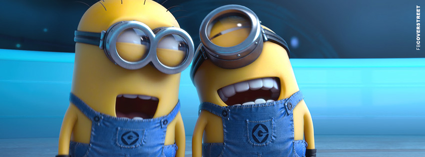 Despicable Me Laughing Minions  Facebook cover