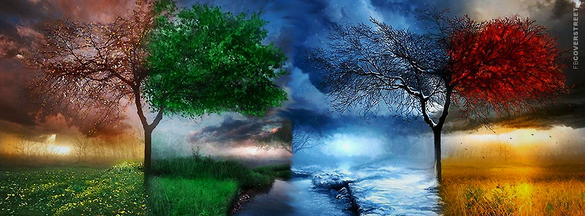 Changing Seasons Artwork  Facebook cover
