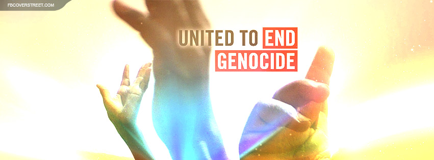 United To End Genocide Facebook cover