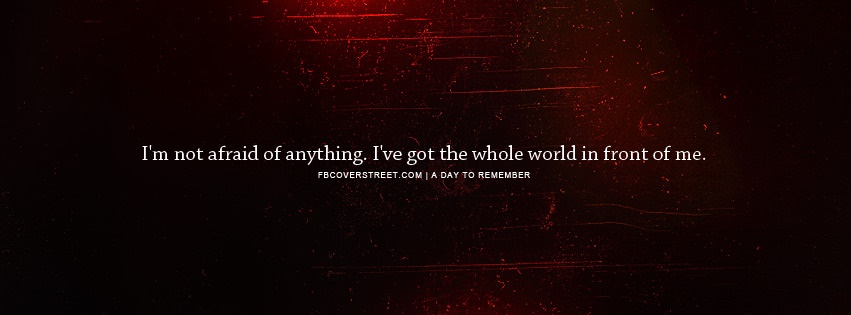A Day To Remember All I Want Quote Facebook cover