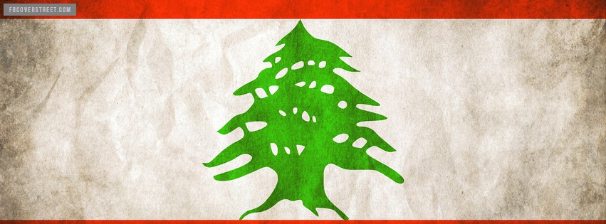 Lebanese Flag Facebook cover