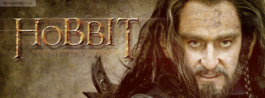 The Hobbit An Unexpected Journey Torin Oakenshild Facebook cover