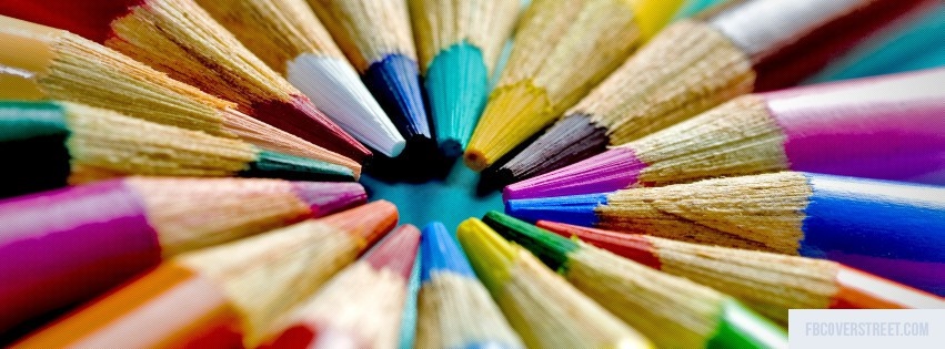 Color Pencils Facebook cover