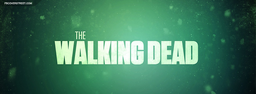 The Walking Dead Green Logo Facebook cover