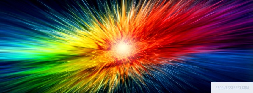 Colorful Explosion Facebook cover