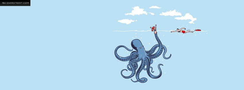 Octopus Catching People  Facebook Cover