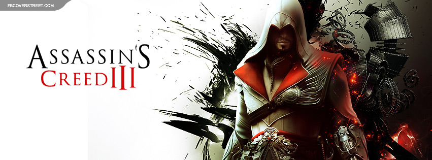 Assassins Creed III Abstract Mechanics Facebook cover